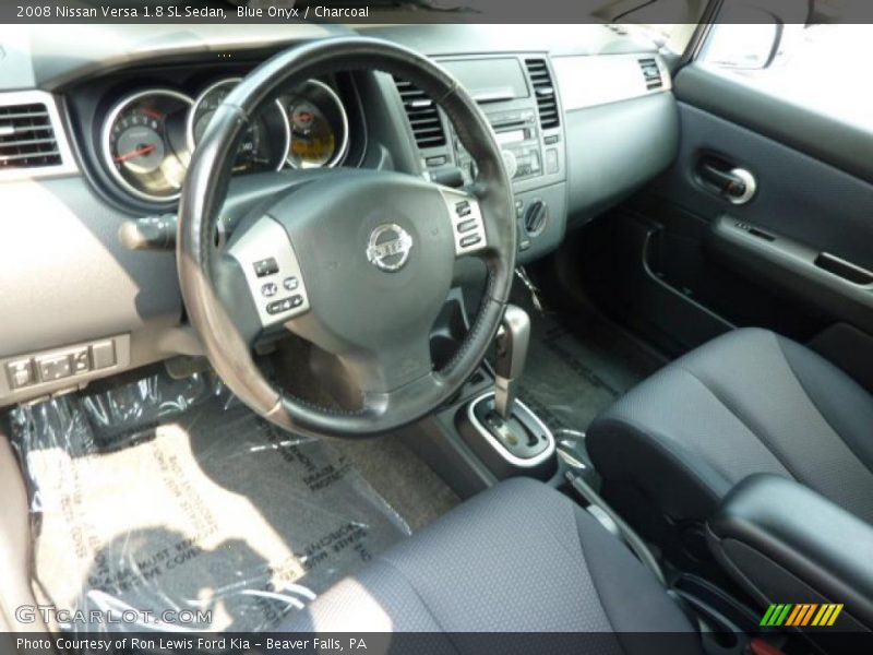 Blue Onyx / Charcoal 2008 Nissan Versa 1.8 SL Sedan