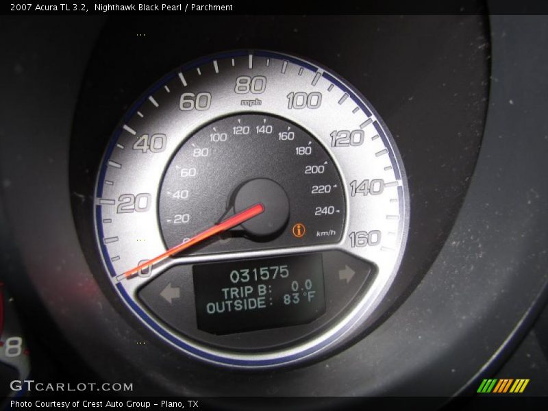 Nighthawk Black Pearl / Parchment 2007 Acura TL 3.2