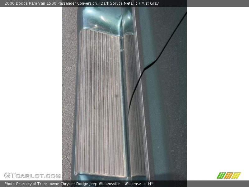 Dark Spruce Metallic / Mist Gray 2000 Dodge Ram Van 1500 Passenger Conversion