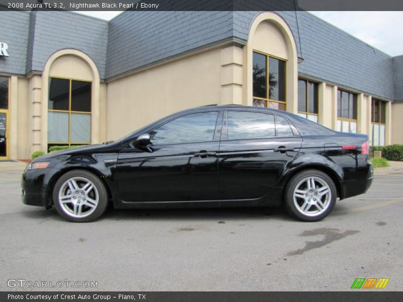 Nighthawk Black Pearl / Ebony 2008 Acura TL 3.2