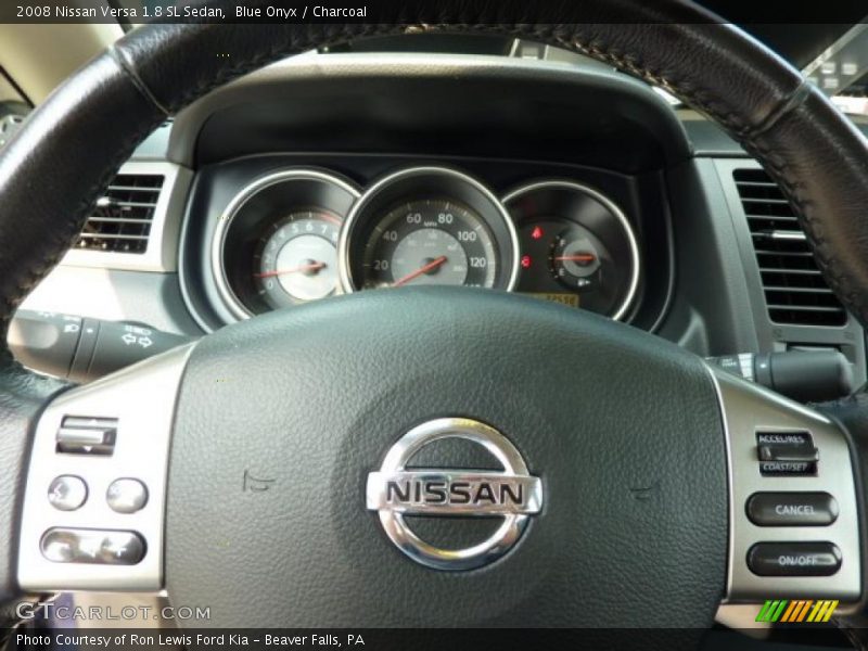 Blue Onyx / Charcoal 2008 Nissan Versa 1.8 SL Sedan