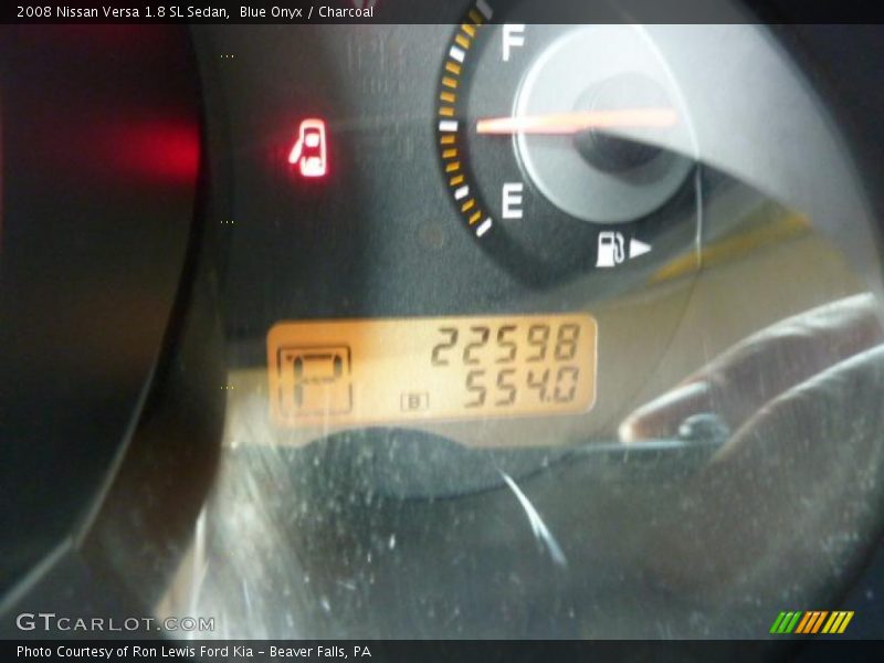 Blue Onyx / Charcoal 2008 Nissan Versa 1.8 SL Sedan