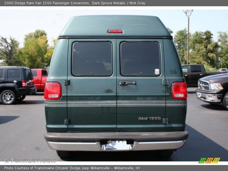 Dark Spruce Metallic / Mist Gray 2000 Dodge Ram Van 1500 Passenger Conversion