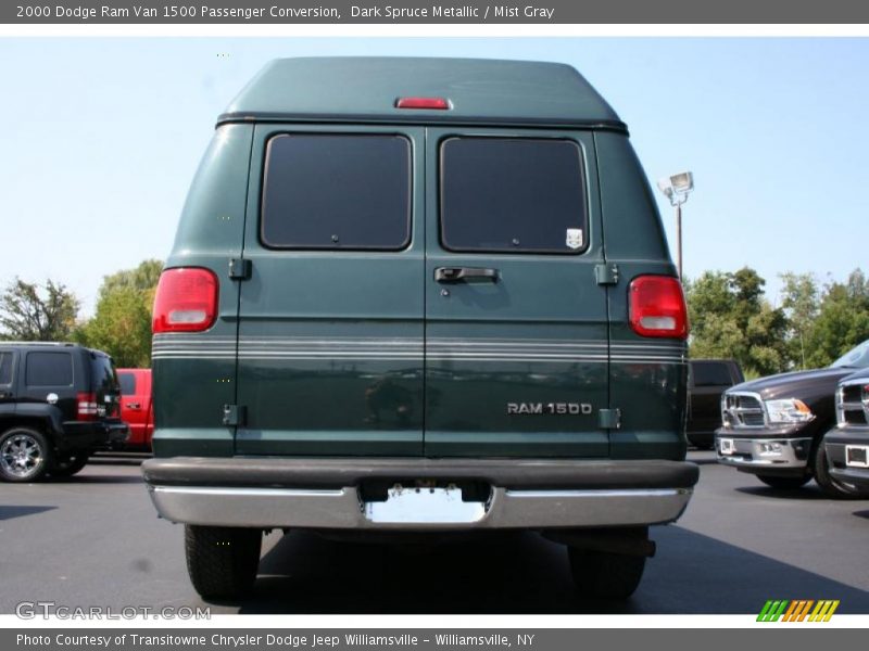 Dark Spruce Metallic / Mist Gray 2000 Dodge Ram Van 1500 Passenger Conversion