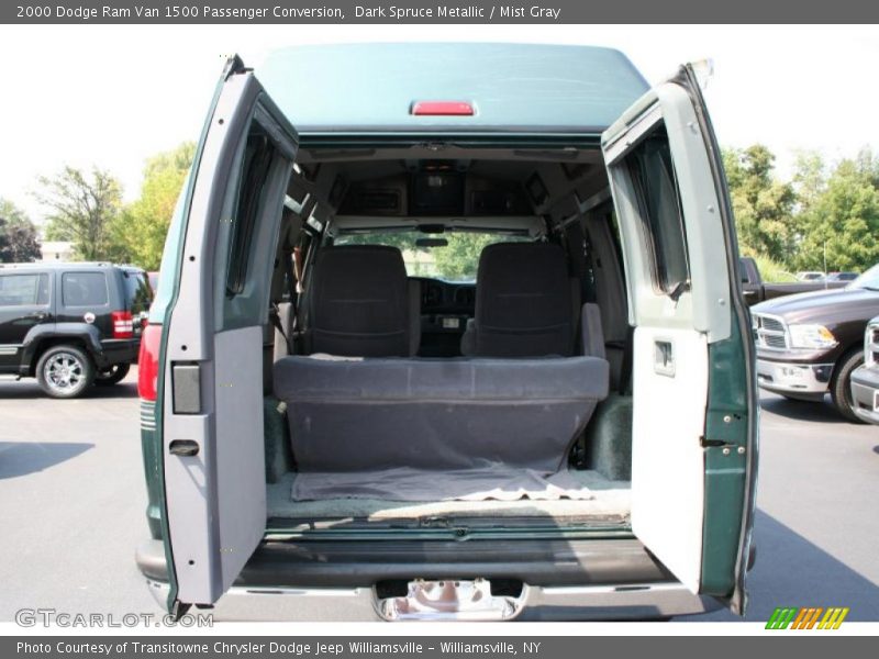 Dark Spruce Metallic / Mist Gray 2000 Dodge Ram Van 1500 Passenger Conversion