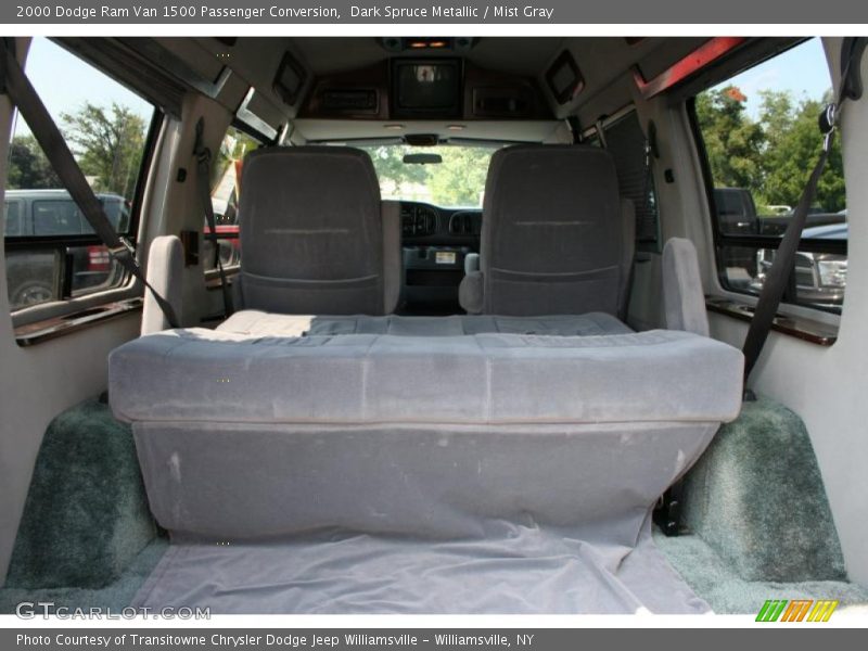 Dark Spruce Metallic / Mist Gray 2000 Dodge Ram Van 1500 Passenger Conversion