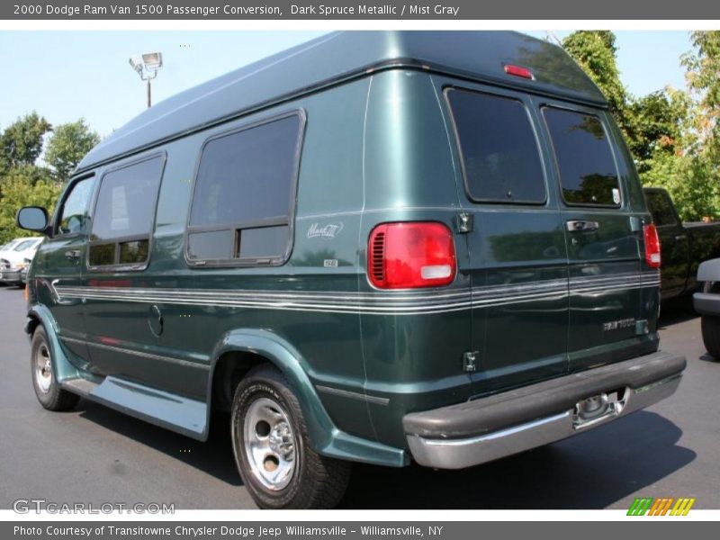 Dark Spruce Metallic / Mist Gray 2000 Dodge Ram Van 1500 Passenger Conversion
