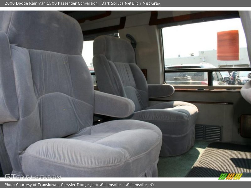 Dark Spruce Metallic / Mist Gray 2000 Dodge Ram Van 1500 Passenger Conversion