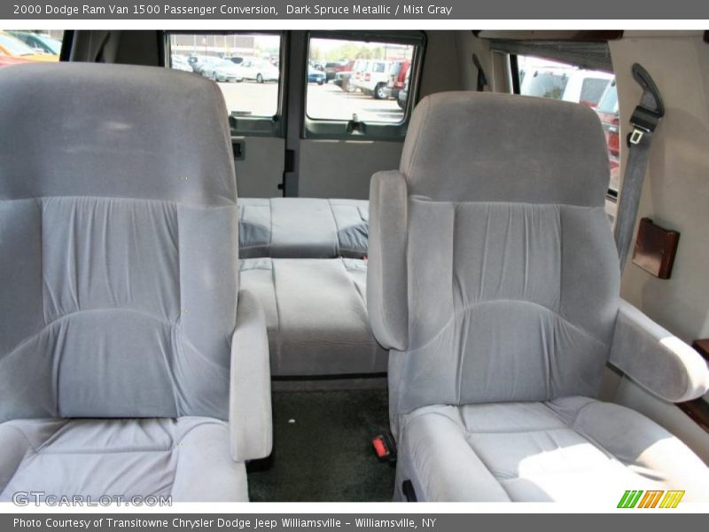 Dark Spruce Metallic / Mist Gray 2000 Dodge Ram Van 1500 Passenger Conversion