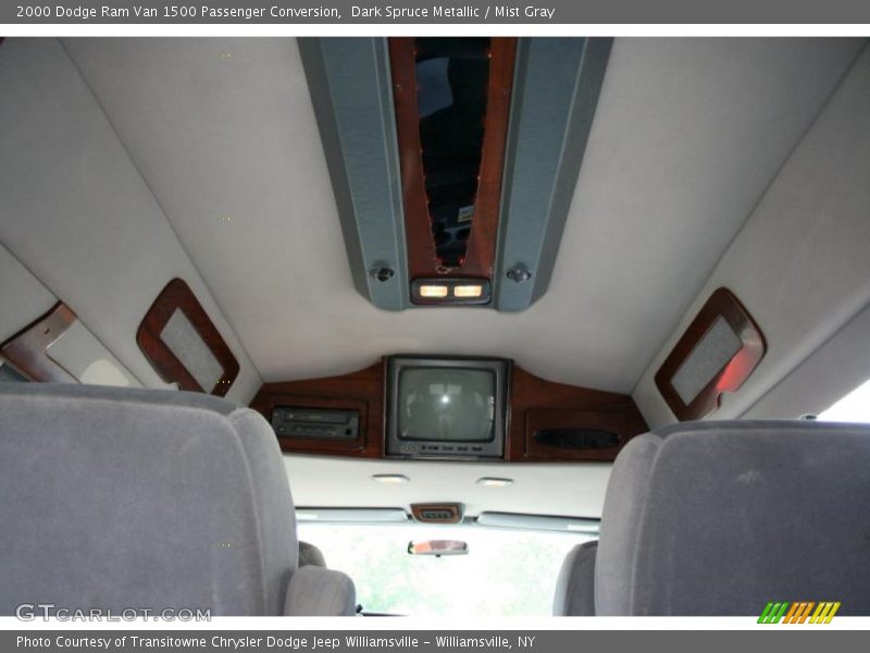 Dark Spruce Metallic / Mist Gray 2000 Dodge Ram Van 1500 Passenger Conversion