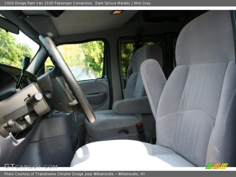 Dark Spruce Metallic / Mist Gray 2000 Dodge Ram Van 1500 Passenger Conversion