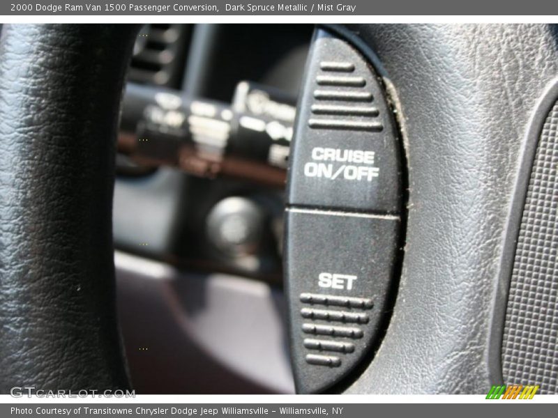 Dark Spruce Metallic / Mist Gray 2000 Dodge Ram Van 1500 Passenger Conversion