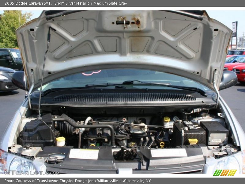 Bright Silver Metallic / Medium Slate Gray 2005 Dodge Caravan SXT