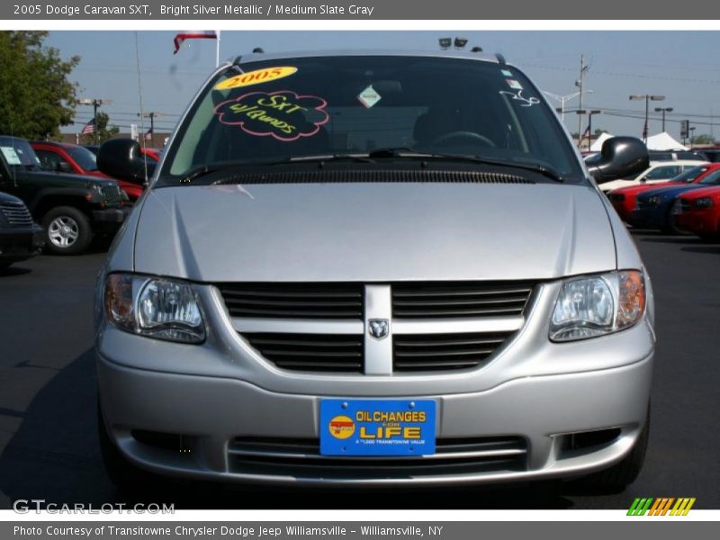 Bright Silver Metallic / Medium Slate Gray 2005 Dodge Caravan SXT