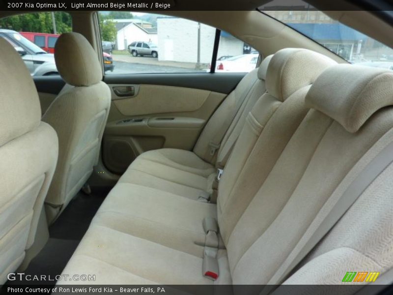 Light Almond Beige Metallic / Beige 2007 Kia Optima LX
