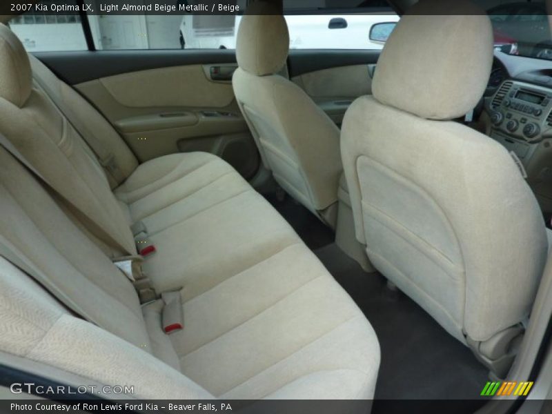 Light Almond Beige Metallic / Beige 2007 Kia Optima LX