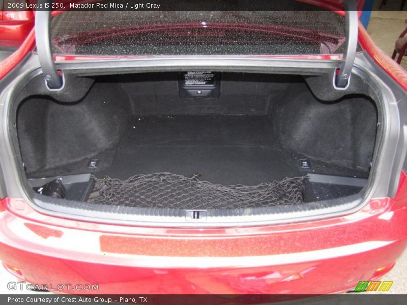 Matador Red Mica / Light Gray 2009 Lexus IS 250