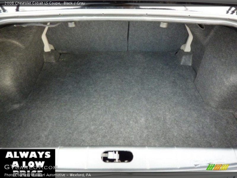Black / Gray 2008 Chevrolet Cobalt LS Coupe