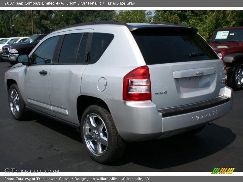 Bright Silver Metallic / Pastel Slate Gray 2007 Jeep Compass Limited 4x4
