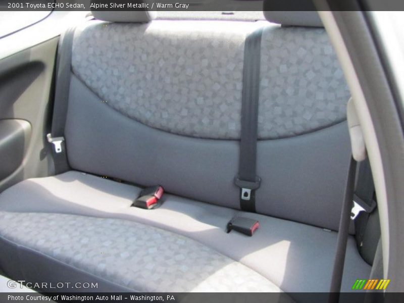 Alpine Silver Metallic / Warm Gray 2001 Toyota ECHO Sedan