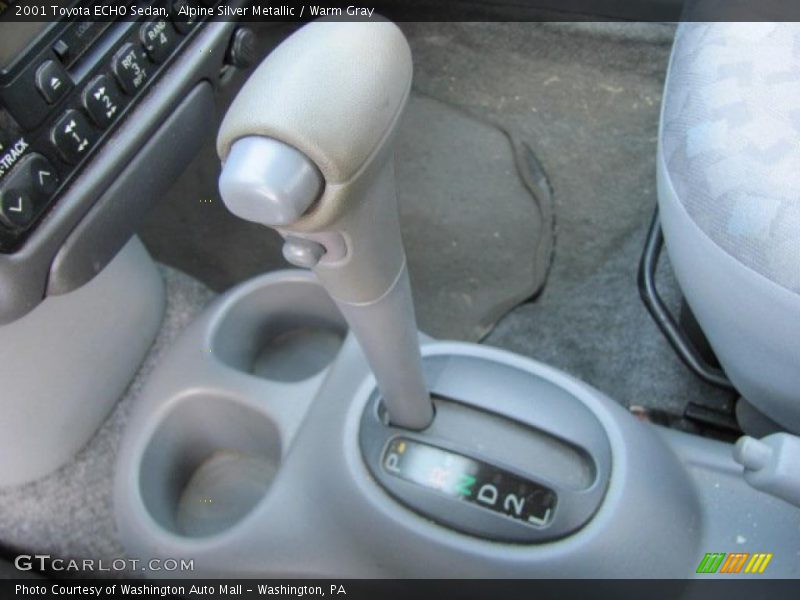 Alpine Silver Metallic / Warm Gray 2001 Toyota ECHO Sedan