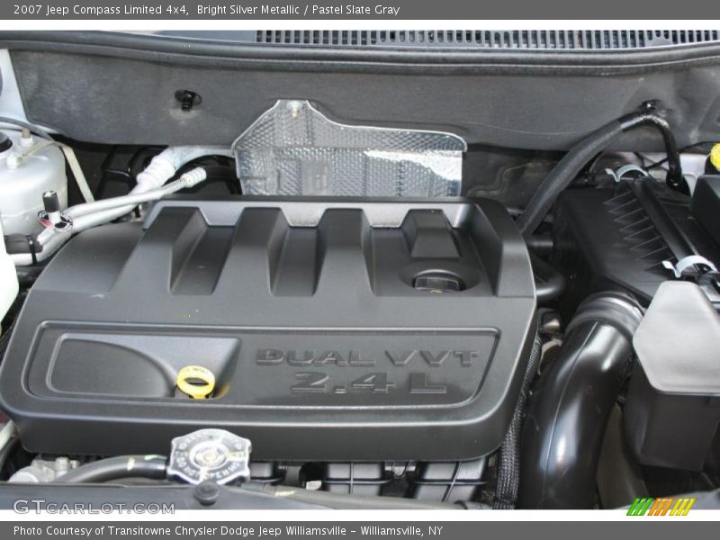 Bright Silver Metallic / Pastel Slate Gray 2007 Jeep Compass Limited 4x4