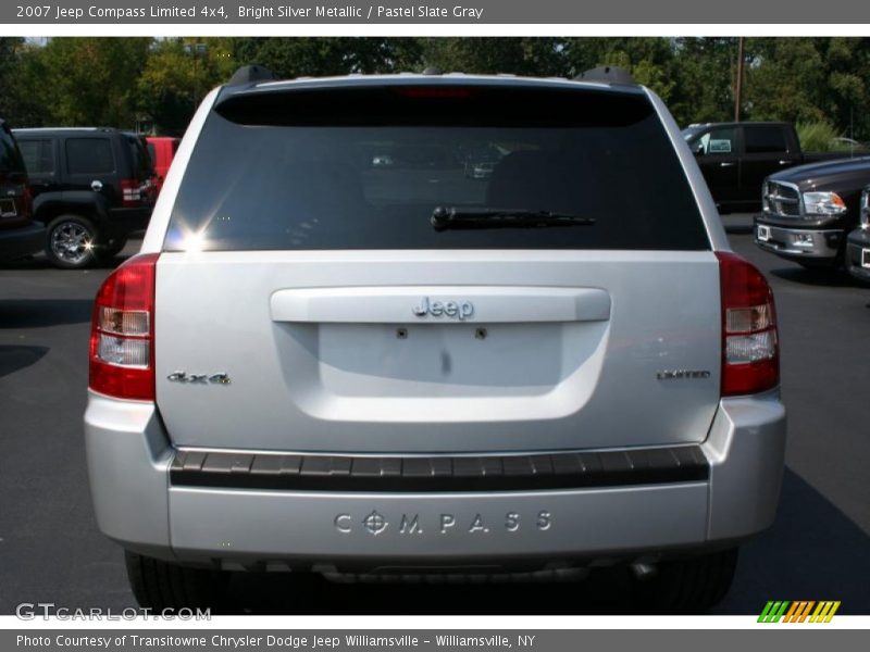 Bright Silver Metallic / Pastel Slate Gray 2007 Jeep Compass Limited 4x4
