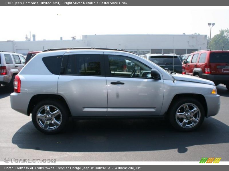 Bright Silver Metallic / Pastel Slate Gray 2007 Jeep Compass Limited 4x4