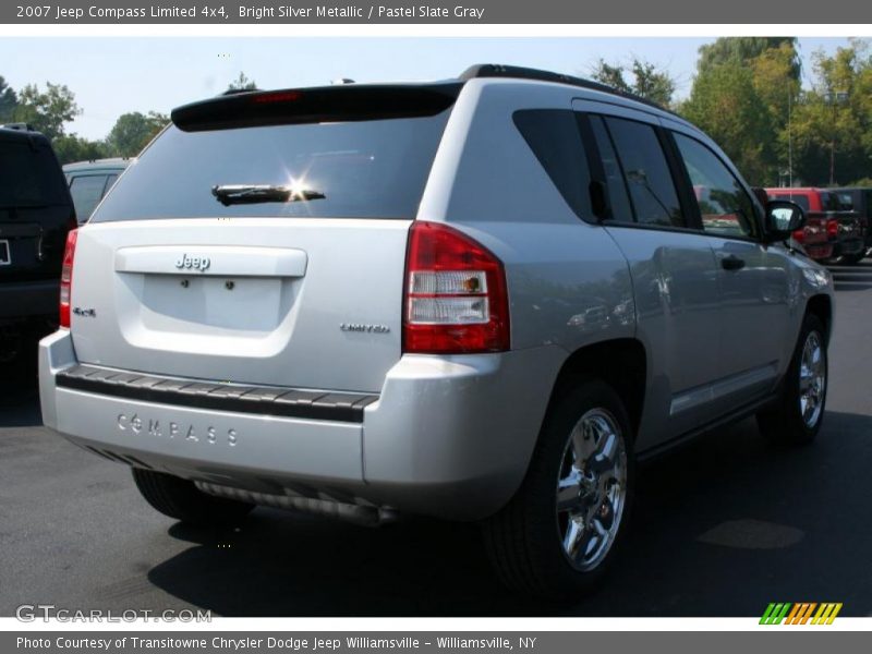 Bright Silver Metallic / Pastel Slate Gray 2007 Jeep Compass Limited 4x4