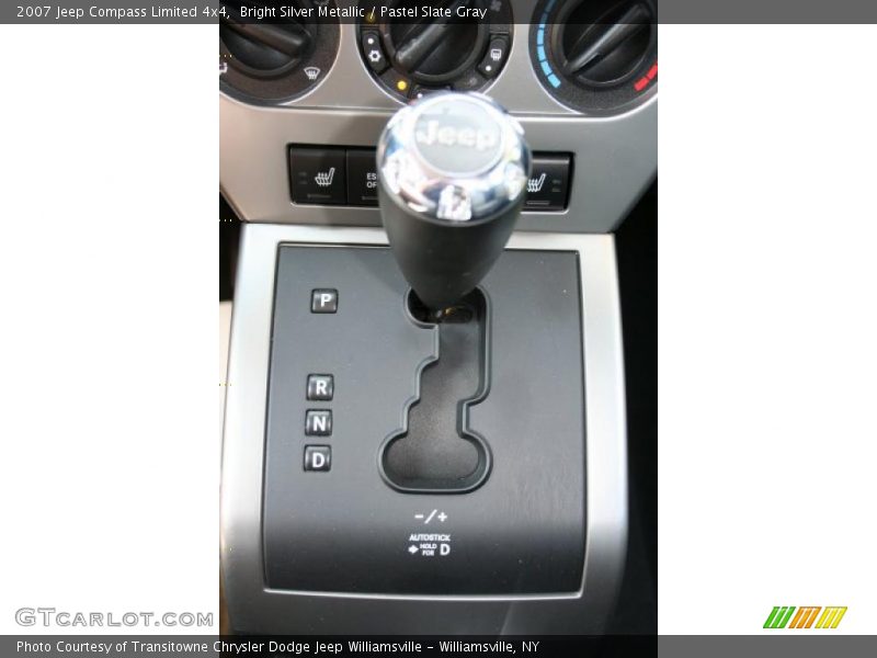 Bright Silver Metallic / Pastel Slate Gray 2007 Jeep Compass Limited 4x4