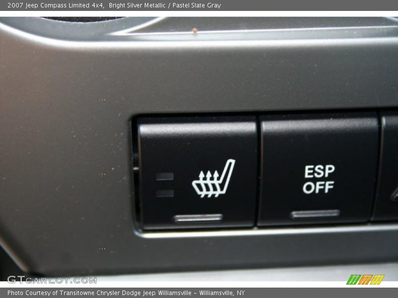 Bright Silver Metallic / Pastel Slate Gray 2007 Jeep Compass Limited 4x4
