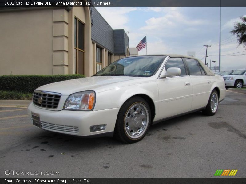 White Diamond Pearl / Oatmeal 2002 Cadillac DeVille DHS
