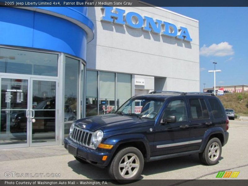 Patriot Blue Pearl / Medium Slate Gray 2005 Jeep Liberty Limited 4x4