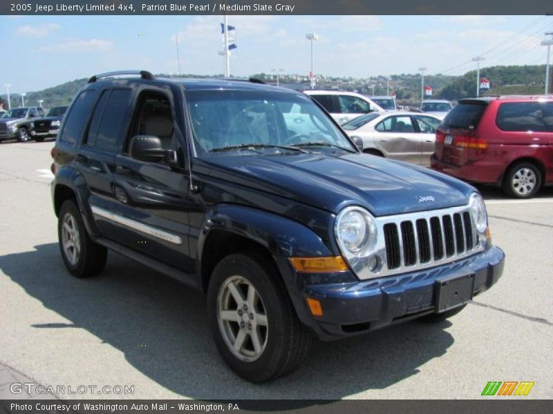 Patriot Blue Pearl / Medium Slate Gray 2005 Jeep Liberty Limited 4x4