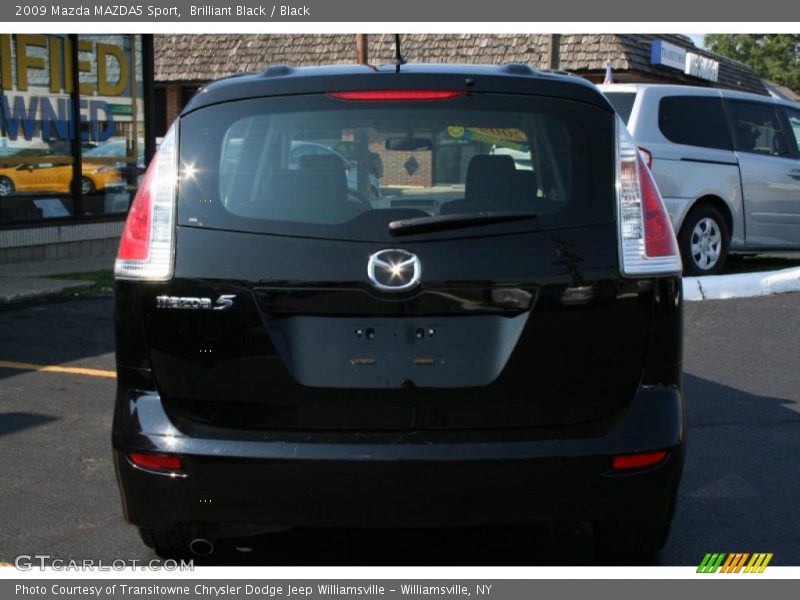 Brilliant Black / Black 2009 Mazda MAZDA5 Sport