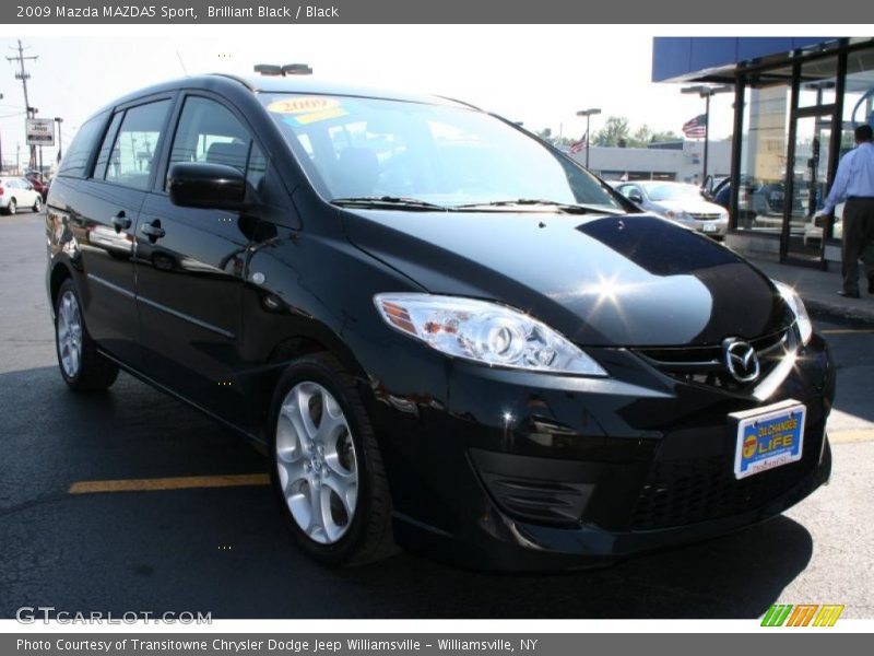 Brilliant Black / Black 2009 Mazda MAZDA5 Sport