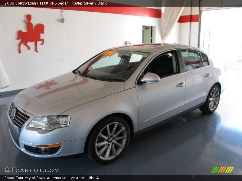 Reflex Silver / Black 2008 Volkswagen Passat VR6 Sedan