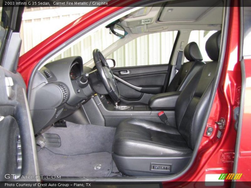 Garnet Fire Metallic / Graphite 2003 Infiniti G 35 Sedan