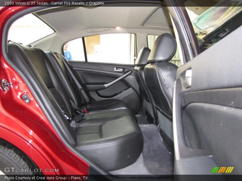 Garnet Fire Metallic / Graphite 2003 Infiniti G 35 Sedan