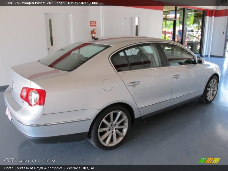 Reflex Silver / Black 2008 Volkswagen Passat VR6 Sedan