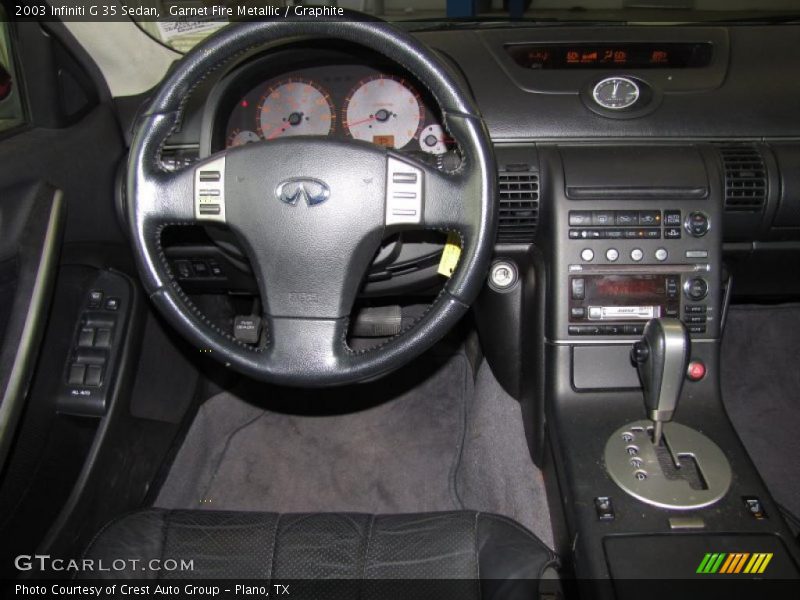 Garnet Fire Metallic / Graphite 2003 Infiniti G 35 Sedan