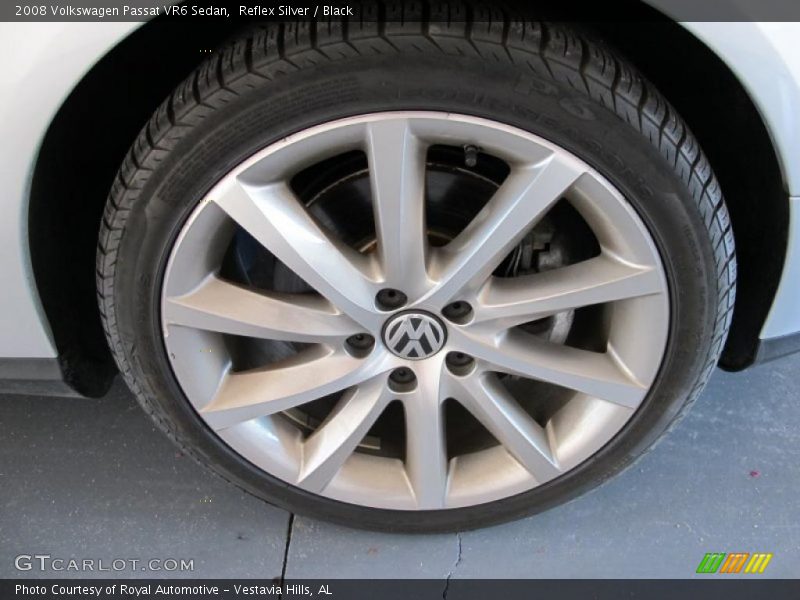 Reflex Silver / Black 2008 Volkswagen Passat VR6 Sedan