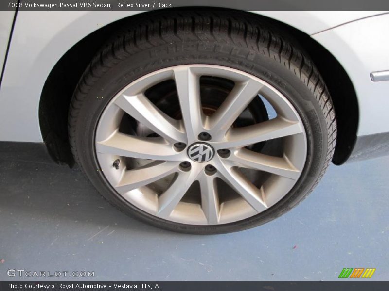 Reflex Silver / Black 2008 Volkswagen Passat VR6 Sedan