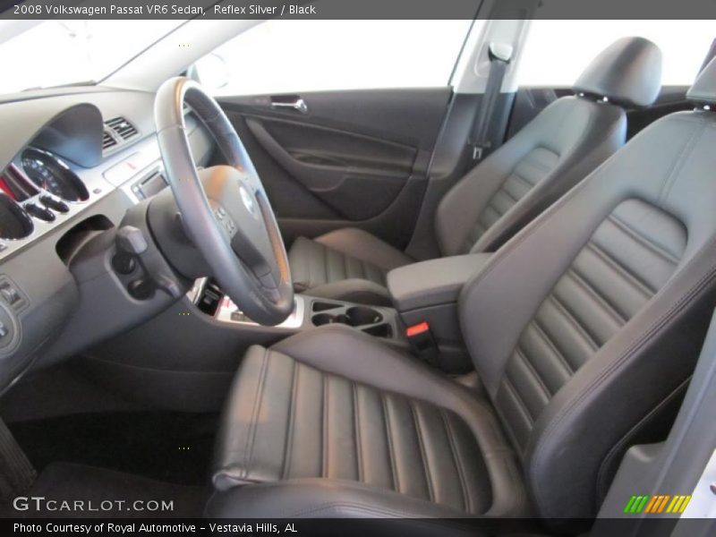 Reflex Silver / Black 2008 Volkswagen Passat VR6 Sedan