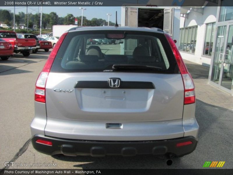 Whistler Silver Metallic / Gray 2008 Honda CR-V LX 4WD