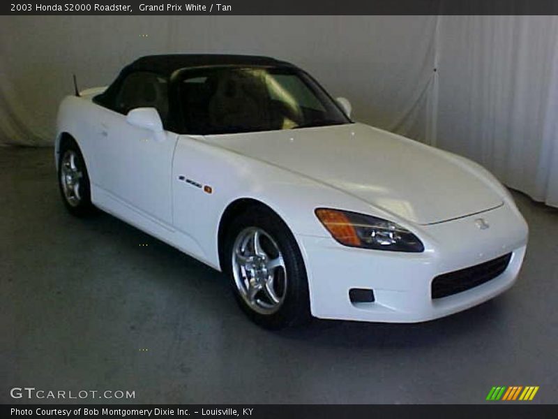 Grand Prix White / Tan 2003 Honda S2000 Roadster
