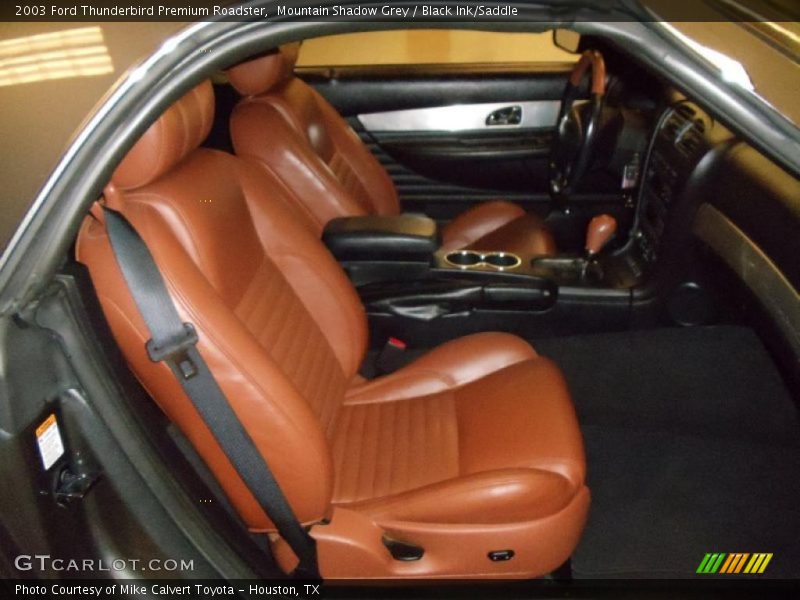 Mountain Shadow Grey / Black Ink/Saddle 2003 Ford Thunderbird Premium Roadster