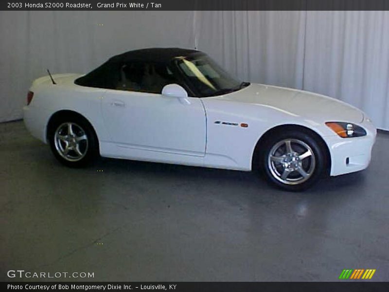 Grand Prix White / Tan 2003 Honda S2000 Roadster