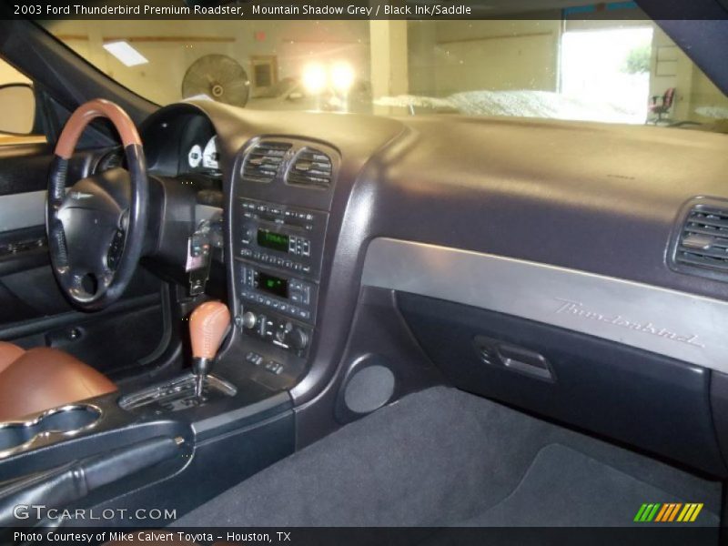 Mountain Shadow Grey / Black Ink/Saddle 2003 Ford Thunderbird Premium Roadster