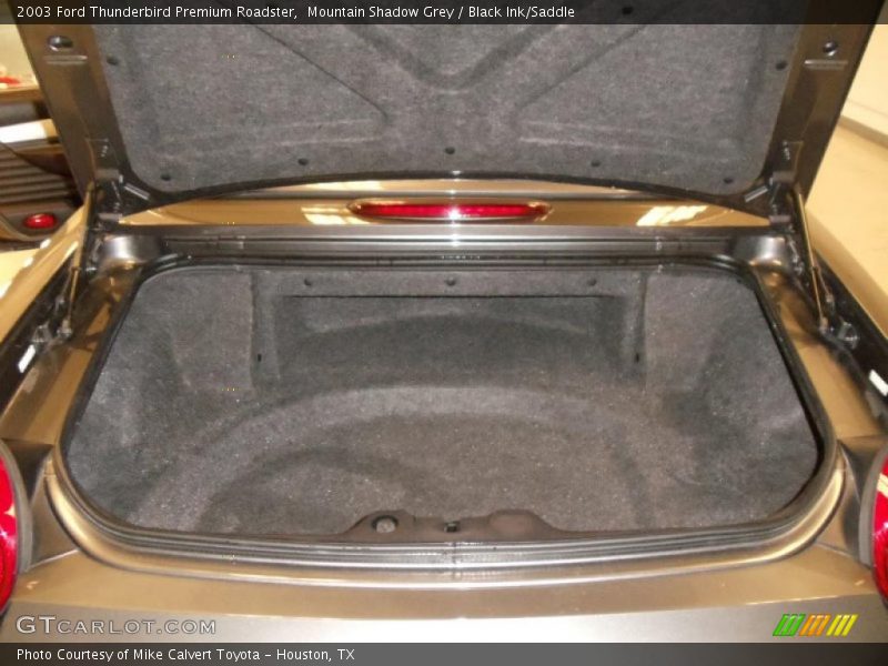 Mountain Shadow Grey / Black Ink/Saddle 2003 Ford Thunderbird Premium Roadster